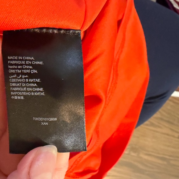 bebe Vibrant Orange Mini Dress - Picture 5 of 8